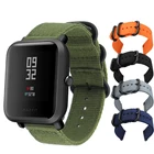 Ремешок нейлоновый для Xiaomi Huami Amazfit Bip BIT Lite Youth, мягкий браслет для смарт-часов Amazfit Bip, 20 мм