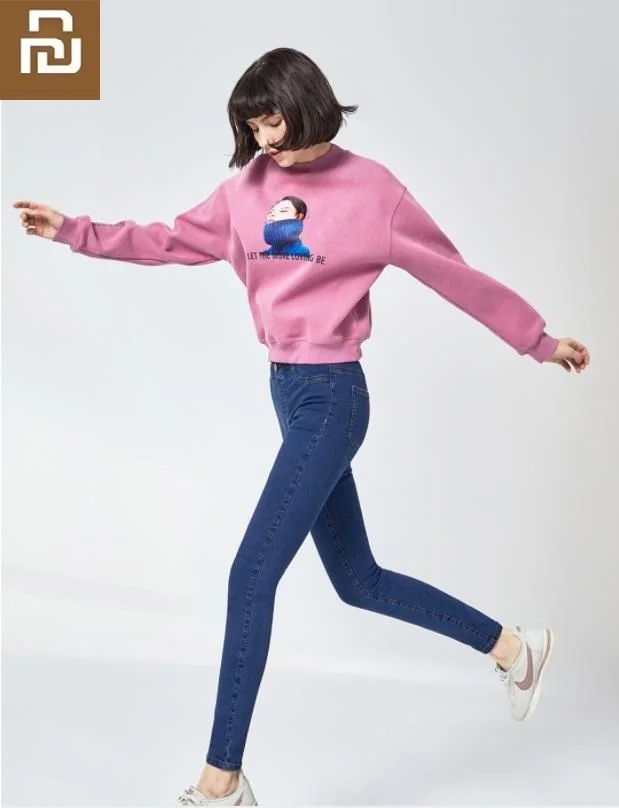 

Youpin Spring Autumn Women Skinny Denim Pencil Pants Stretch Jeans Slim Pants High elasticity Jeans