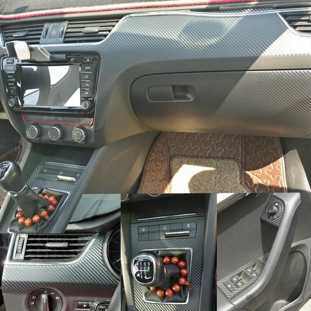 Самоклеящиеся автомобильные наклейки для Skoda Octavia 2015-2019 виниловые и из