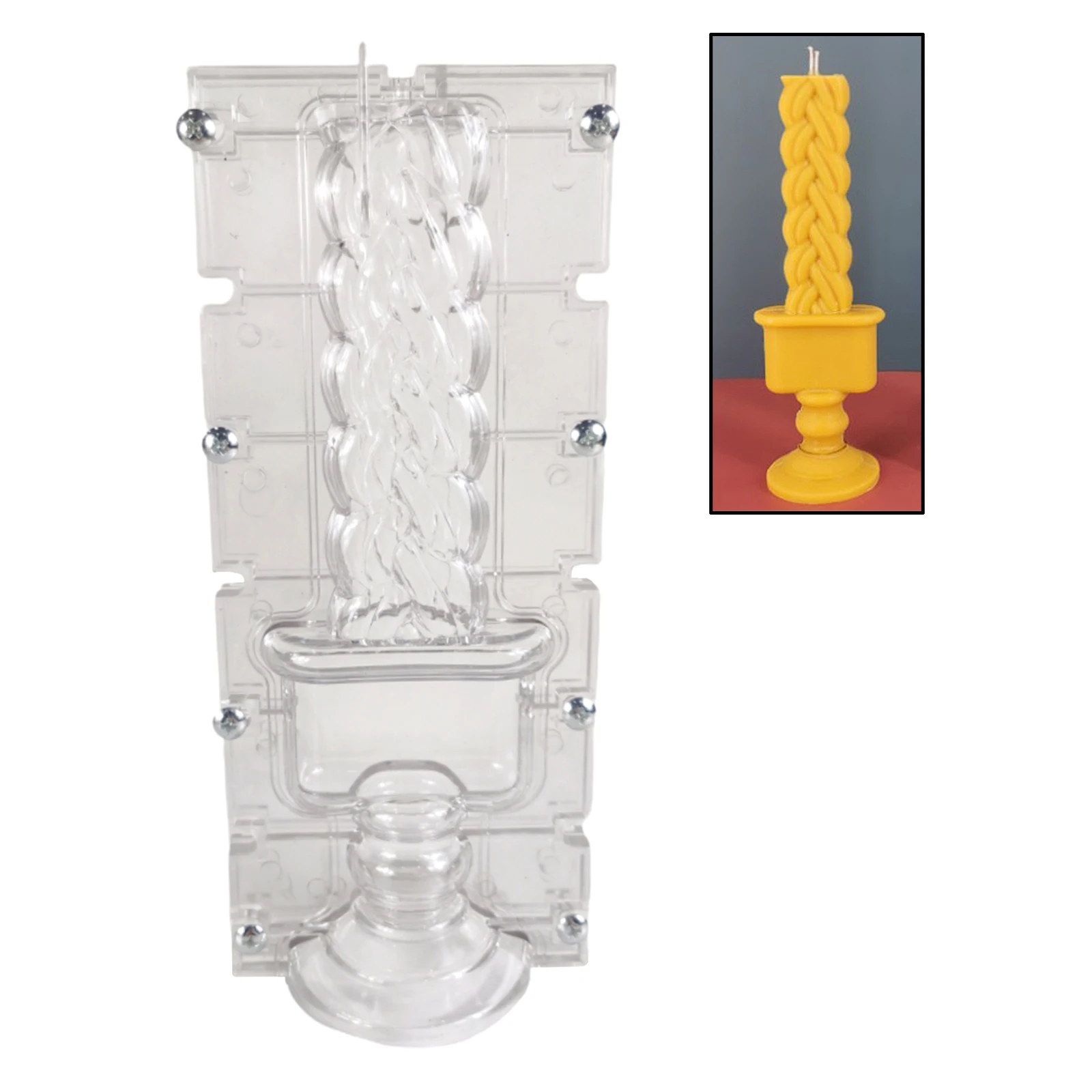 

Nordic Style Candle Moulds Handmade DIY for Home Bedroom Temple Decor Arts