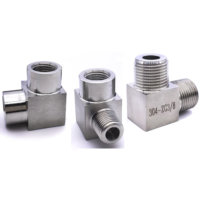1/8 &quot1/4&quot 3/8 &quot1/2&quot 3/4 &quot1&quot BSP внутренняя резьба 304 локоть из нержавеющей стали