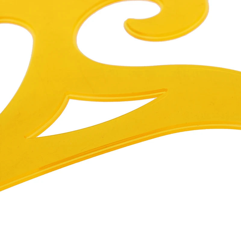 

1pc Drawing French Curve Template Ruler Art Drafting Tailor Designer Supply Tools Office Stationery 3 Size Yellow Painting Aids