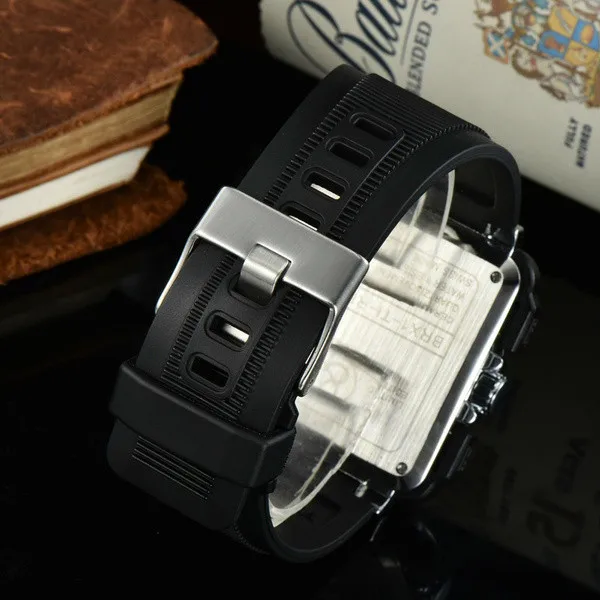 

Luxury Brand Men Watches Rubber Bell Quartz Watch BR Self Wind LIMITED EDITION AVIATION Power Ross Classic Blue Men Quartz Watch