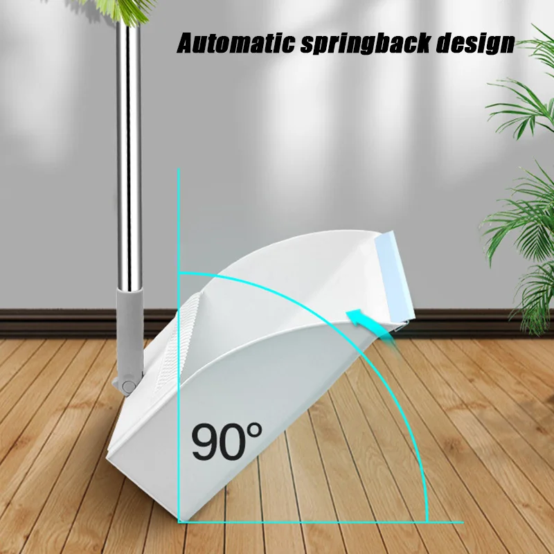 

180degree Rotary Broom and Foldable Standing Dustpan Household Floor Cleaning Set JDH88