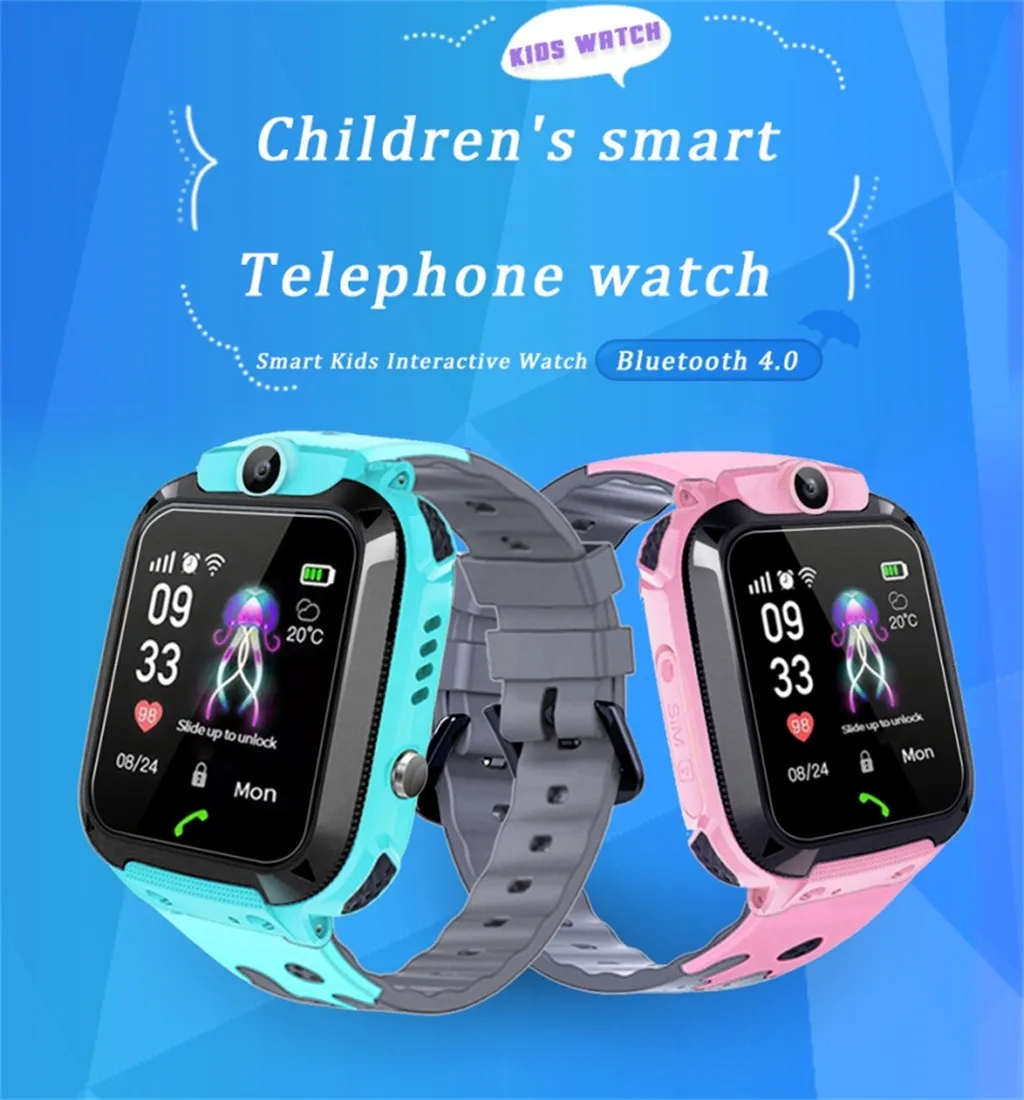 Q15 New kids Tracker Watch Smart LBS Waterproof Camera IOS Android Multifunction Digital childern Wristwatch Gift | Электроника