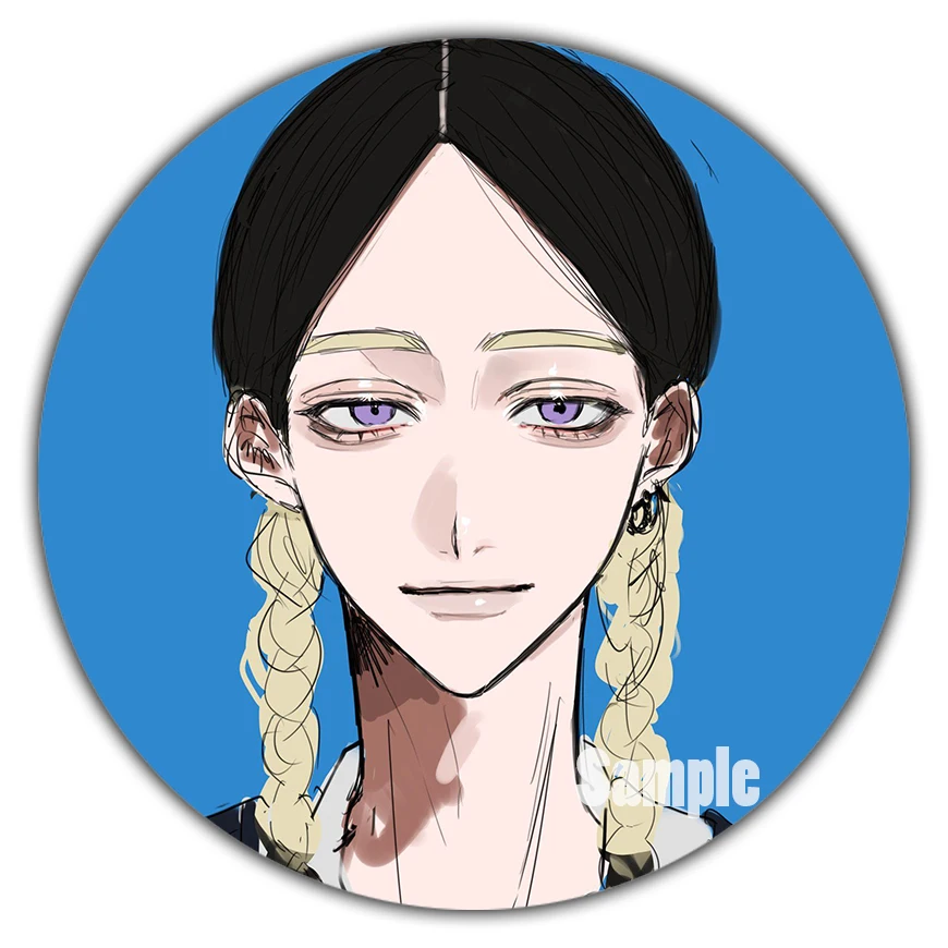 Брошь в стиле значок аниме с изображением синего Токио Мстители 58 мм косплея