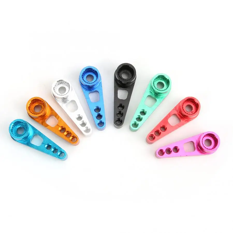 8 шт. 25T цветные зубья RC сервопривод рука гудок подходит для Wltoys A949/A959/A969
