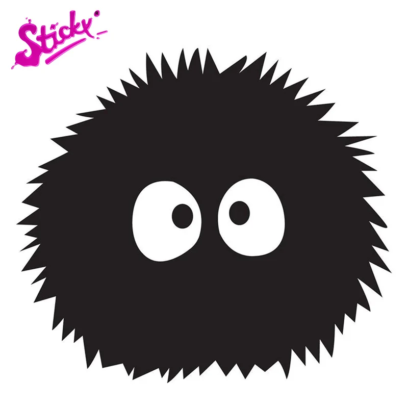 

STICKY My Neighbor Totoro Dust Elf Car Sticker Decal Decor For Motorcycle Off-road Laptop Helmet Trunk Guitar