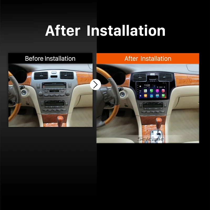 Seicane 2Din gps Android 9 0 HD &quotавто стерео для Lexus 2001 2002 2003 2004 2005 головное устройство