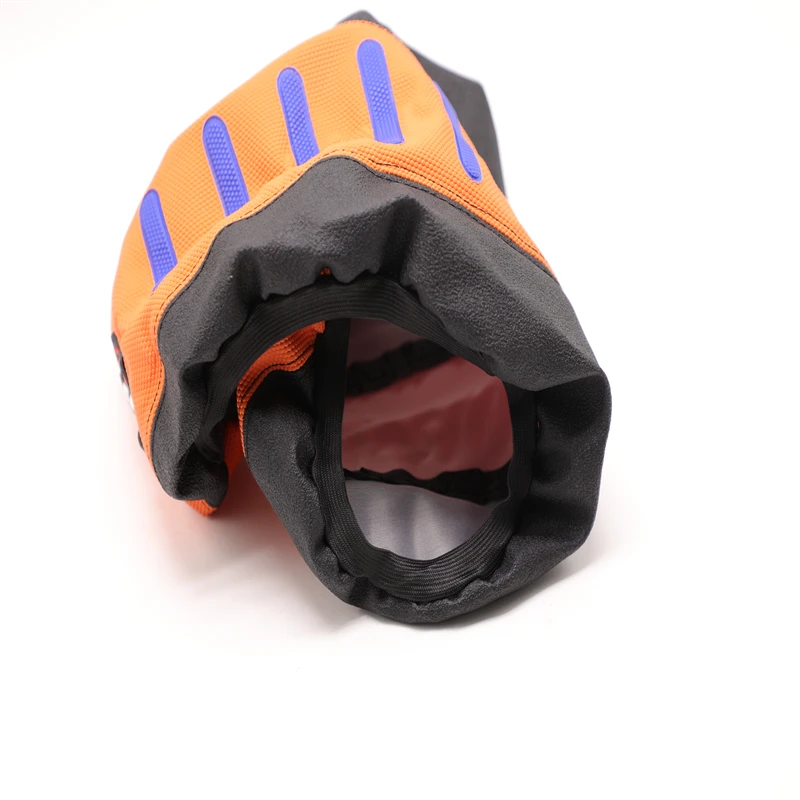orange Stripe motorcycle leather Gripper Issue Pleated Grip seat cover for KTM SX SXF XC XCF EXC EXCF 200 250 350 450 500 125 |