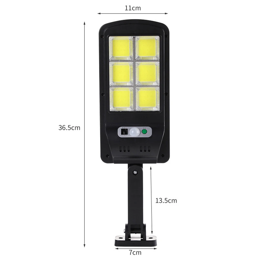 

2021 New Garden Wall outdoor Solar street lamp Waterproof Lamp Smart Remote Control Lamp COB Solar Light PIR Motion Sensor