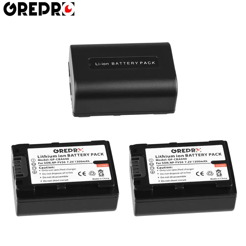 1300 мА/ч NP FV50 Батарея с ЖК дисплей USB NPFV50 Зарядное устройство для SONY HDR CX390 290E PJ510 XR260
