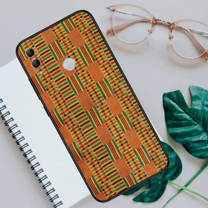 

African style fabric print Phone Case For Huawei Honor view 7a5.45inch 7c5.7inch 8x 8a 8c 9 9x 10 20 10i 20i lite pro