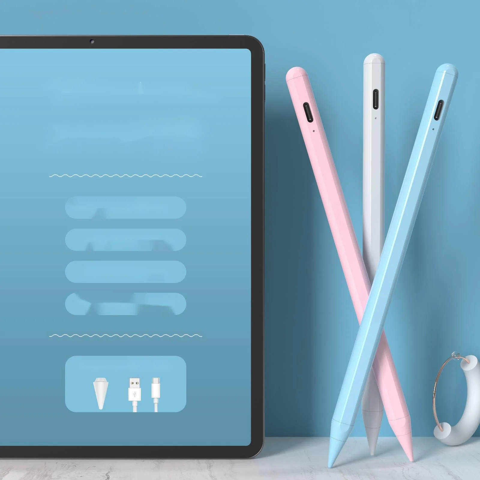 

Стилус емкостный для планшета Apple Ipad 6-го поколения/Pro /W 7-го поколения