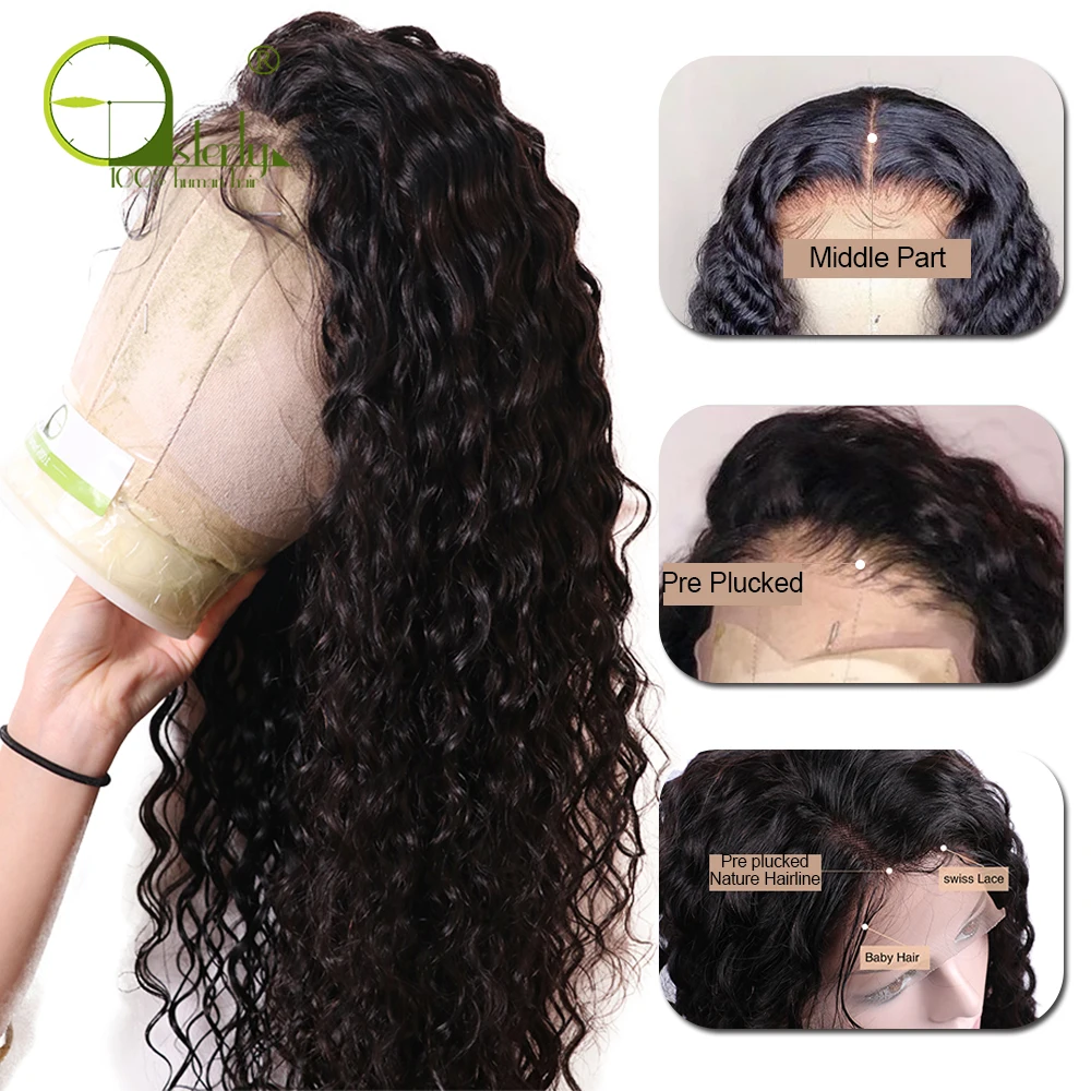 Бразильские волнистые передние парики из человеческих волос sметоды