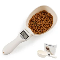 accurate pet food scale electronic measuring tool with digital display 800ml dog cat feeding bowl measuring spoon weighing