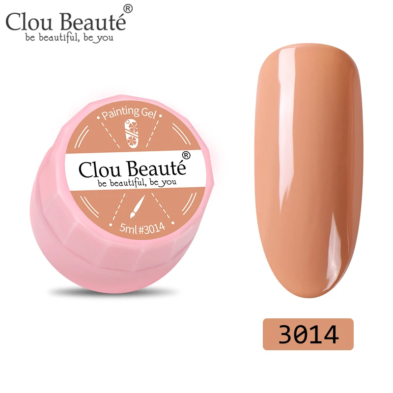 3014 Clou Beaute 72 цвета гель-краска УФ/светодиодный гель для ногтей замачиваемый дизайн ногтей светодиодный лак для ногтей УФ-гель для ногтей DIY Краска паук гель лак - Цвет: 3014