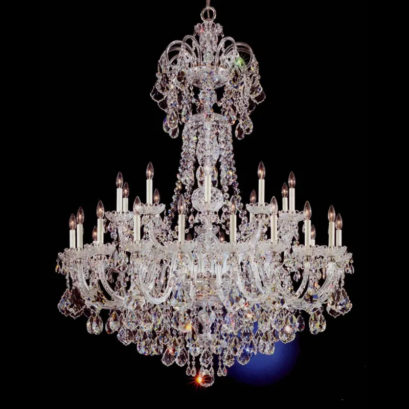 Роскошная французская Люстра для отеля потолочный хрустальный светильник