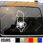 Албания, карта орла, наклейка, наклейка, албанский автомобиль, виниловая высечка no bkgrd a