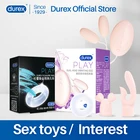 Durex mini 2 Вибраторы, пуля с двойной головкой, мощное двойное вибрирующее яйцо, Стимулятор клитора, интимные игрушки для женщин