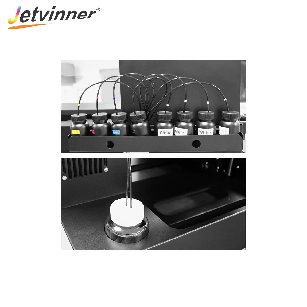 Jetvinner 8 цветные R2000 принтеры A3 размер автоматический УФ принтер для бутылки чехлы