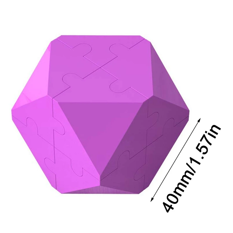 

Three-dimensional Irregular Shape Magic Cube Children Puzzle Building Block Decompression Early Education Toy Kids Christmas Bir