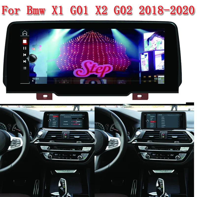 

10.25"octa core 4g ram 32g rom Android 9.0 Car Multimedia Player NAVI CIC NBT EVO for BMW X3 G01 X4 G02 F25 2018 2019 2020