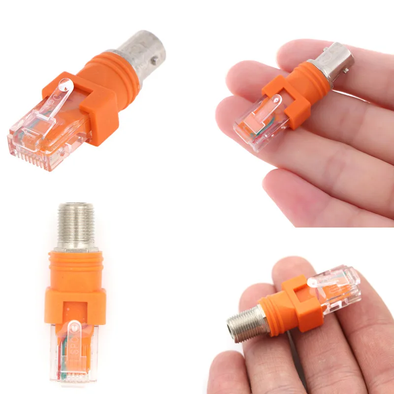 1 шт. RF Женский RJ45 Мужской коаксиальный кабель ствола муфта адаптер переменного