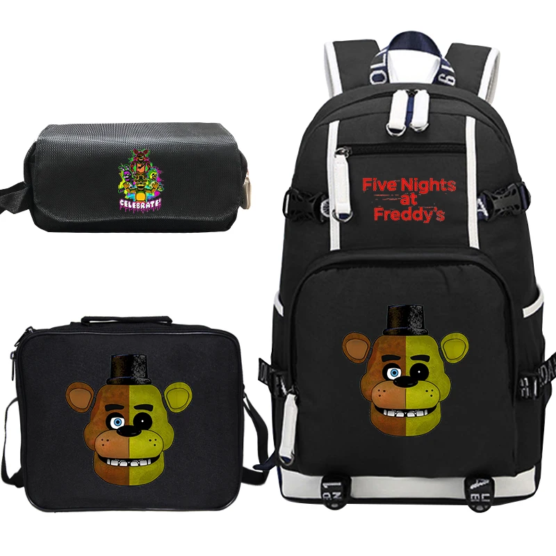 Рюкзак Mochila Five Nights At Freddy's Freddy 3 шт./компл. сумка карандаш чехол для обеда