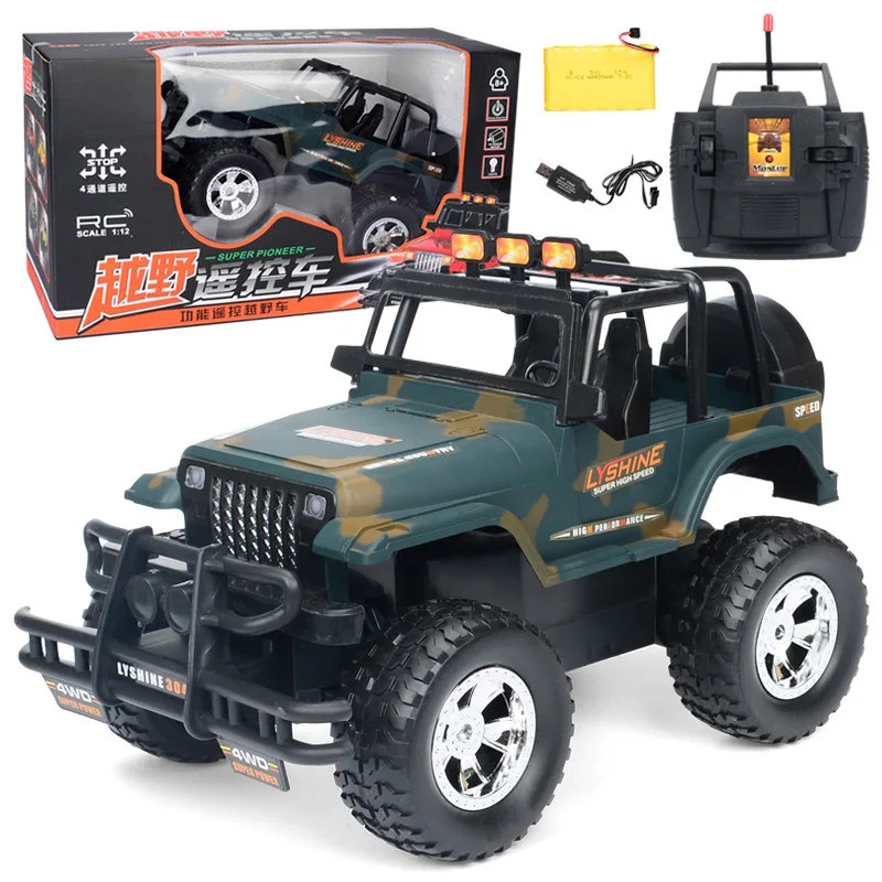 

RC Car 1:12 4WD High Speed Off Road Vehicle Remote Control Car USB Drift Car 2.4G Climbing Car Electric Toys for Children's Gift