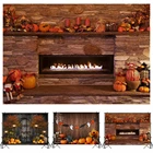 MOCSICKA Осенняя Тыква портретная фотография Фон День благодарения семейный фото фон ретро дверь Плита фон для студии