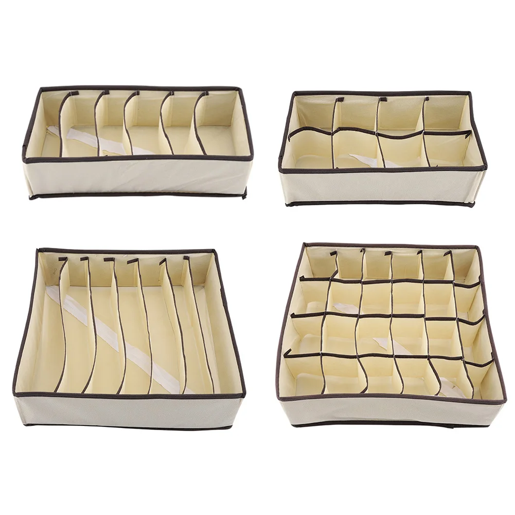 

Портативный складной прочный разделитель, коробка для хранения, контейнер для бюстгальтеров, нижнего белья, органайзер, органайзер для сал...