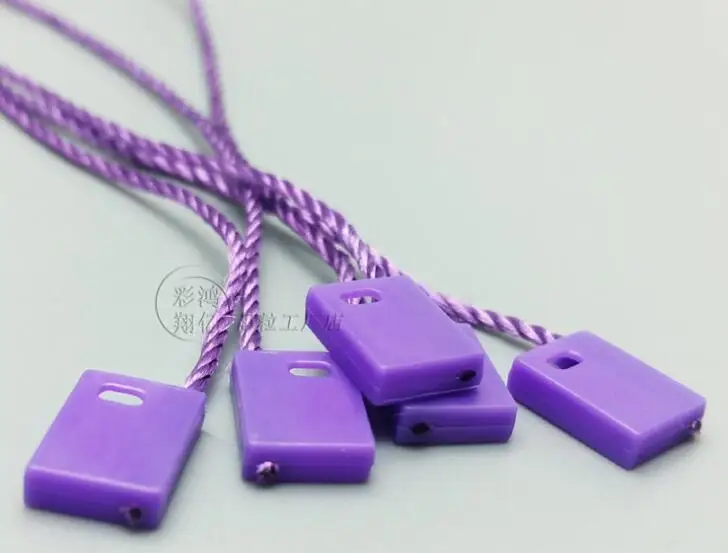 Бирки веревка подвесная шнуровка багажная веревка зонтик шнуры - Цвет: purple