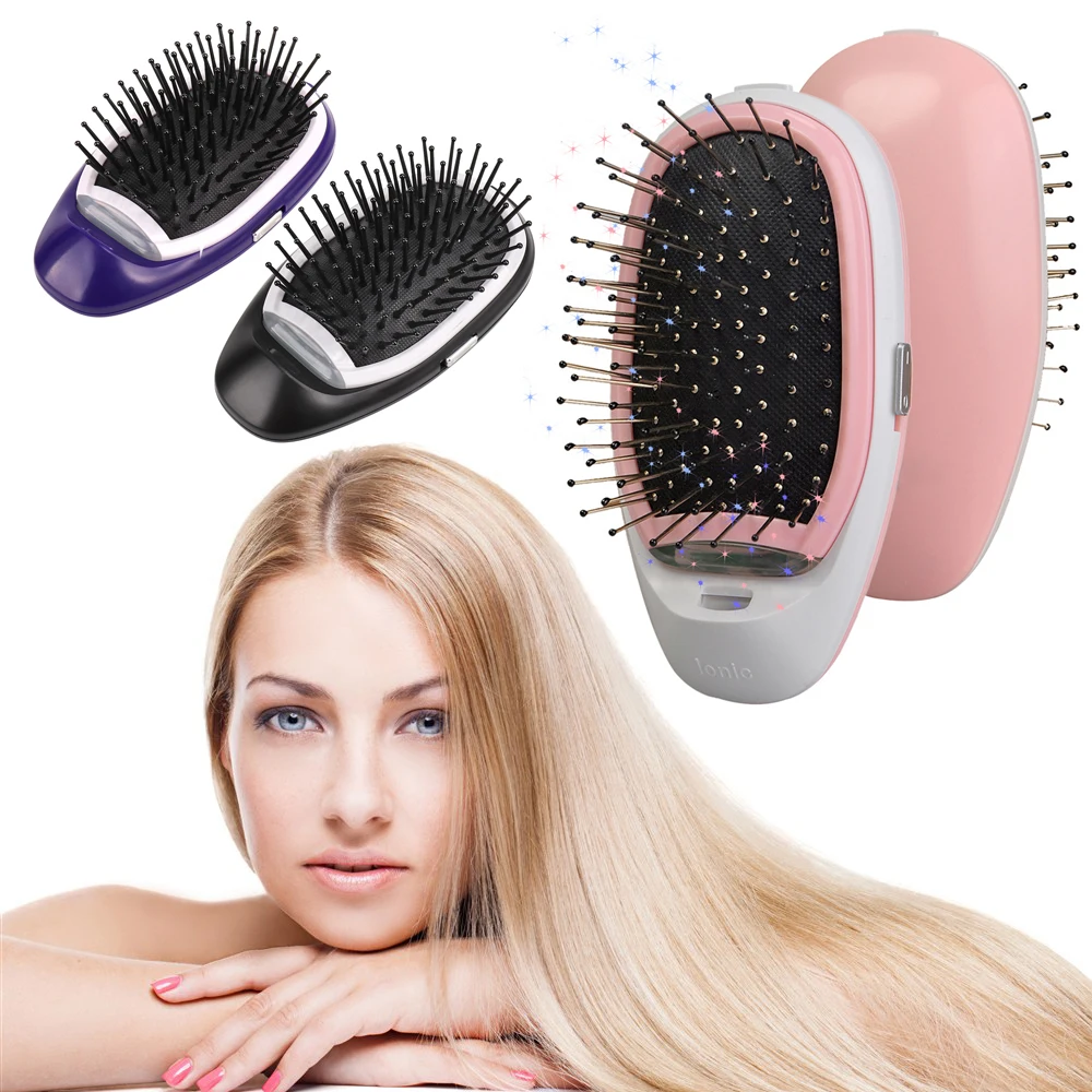 

Щетка для волос электрическая, с ионизацией, для распутывания волос