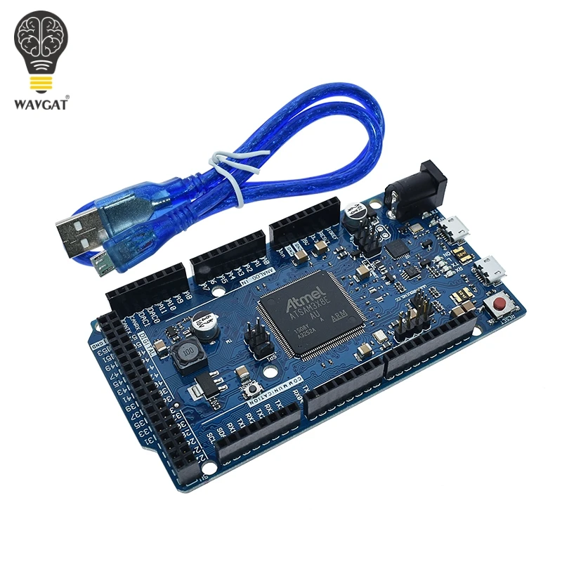 Duemilanove из-за R3 доска AT91SAM3X8E SAM3X8E 32-битный ARM Cortex-M3 Управление модуль+ USB кабель для Arduino