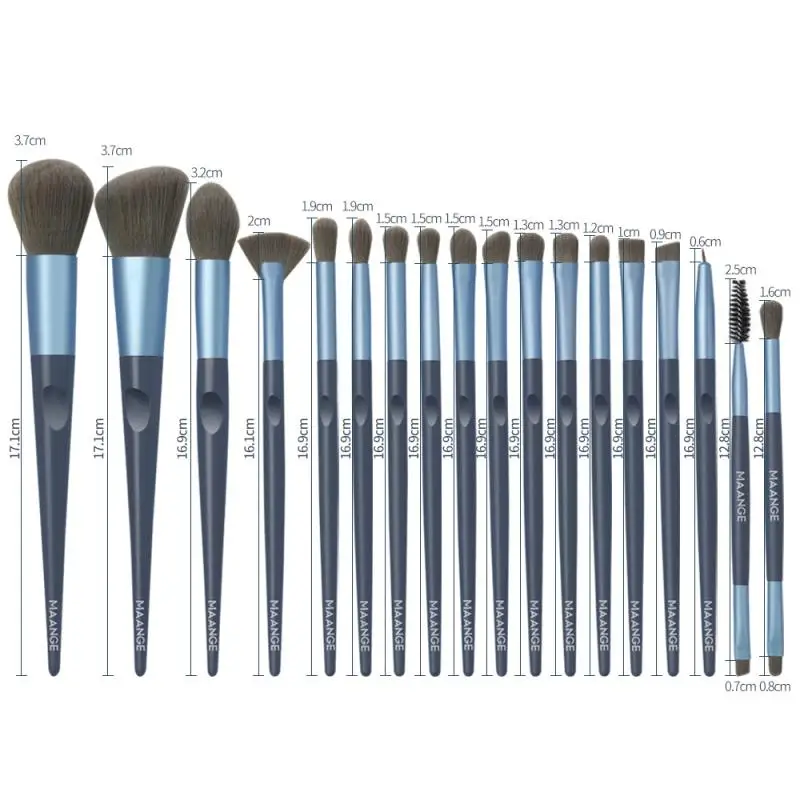 

18 PCS Makeup Brush Beauty Tools Eye Shadow Brush Eyebrow Loose Powder Eyelashes Eyeliner Foundation Cosmetic Make Up Brush