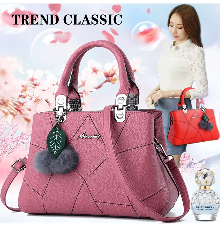 3Pcs/Set Bags For Women Handbag PU Leather Shoulder Bags Casual Tote Tassel Top Handle Designer Bag Composite Messenger Bag