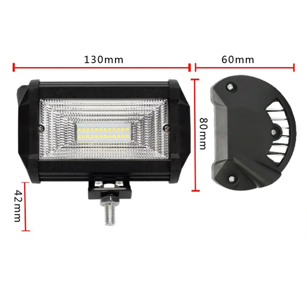 Светодиодный рабочий светильник 6500k 72 Вт точечный высокой мощности яркий теплый