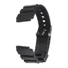 Силиконовый ремешок для часов 18 мм, 20 мм, 22 мм, силиконовый ремешок с стальной пряжкой, наручный ремешок для часов, спортивный электронный браслет с пряжкой