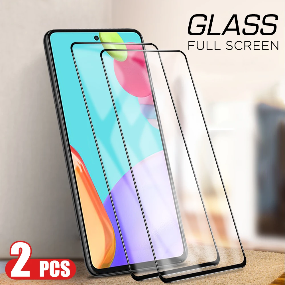 

2Pcs Tempered Glass on For Samsung Galaxy A22 A82 A52 A72 A32 A42 A12 A02 A51 A71 A91 A81 A41 A31 A21 21s Screen Protector glass
