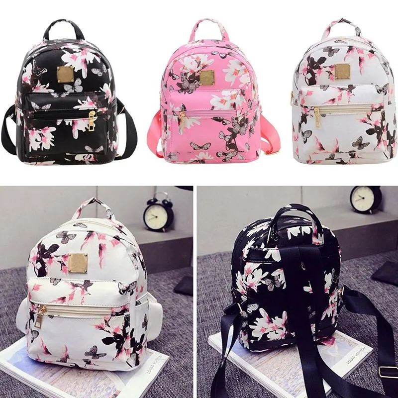 Мини-рюкзак для женщин из искусственной кожи 3 цвета, плечевая сумка для подростковых девушек и детей моды новинка маленький женский учебный заведения.