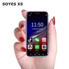 Компактный смартфон, 3G, WCDMA, 1 ГБ, 8 ГБ, 2,5 дюйма, четырехъядерный процессор MT6580A, Android 6,0, 1000 мА  ч, две Sim-карты, тонкий, SOYES XS11