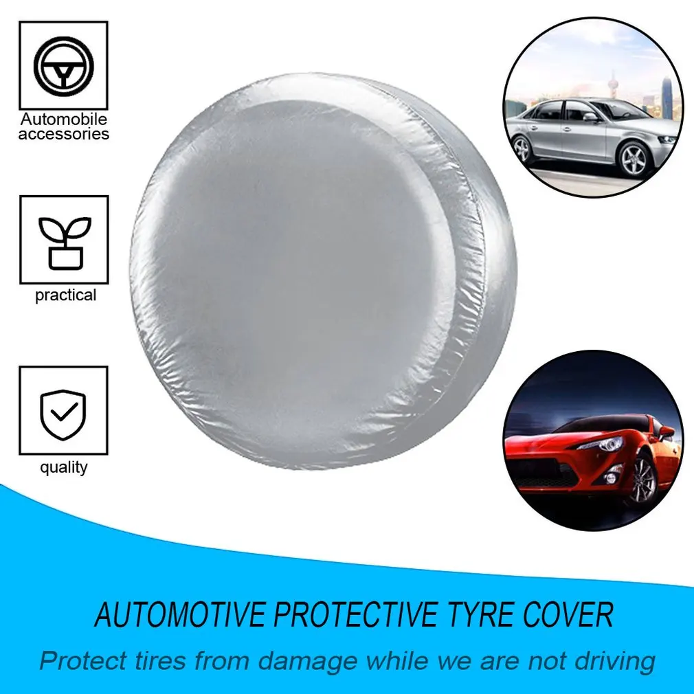 Hot Automobile Car Spare Tire Cover Heavy Duty Waterproof Vehicle Wheel Elastic Protective Case Dustproof Tyre Bag for SUV | Автомобили и