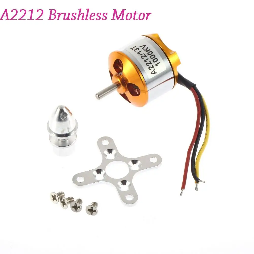 1 шт. A2212 бесщеточный мотор 930KV 1000KV 1400KV 2200KV 2700KV для RC самолета мульти-коптер внешний