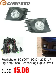 CNSPEED туман светильник фар дальнего света Противотуманные фары для HONDA CIVIC 1996-1998 2/3/4 DR с переключатель белого и желтого цвета YC100477