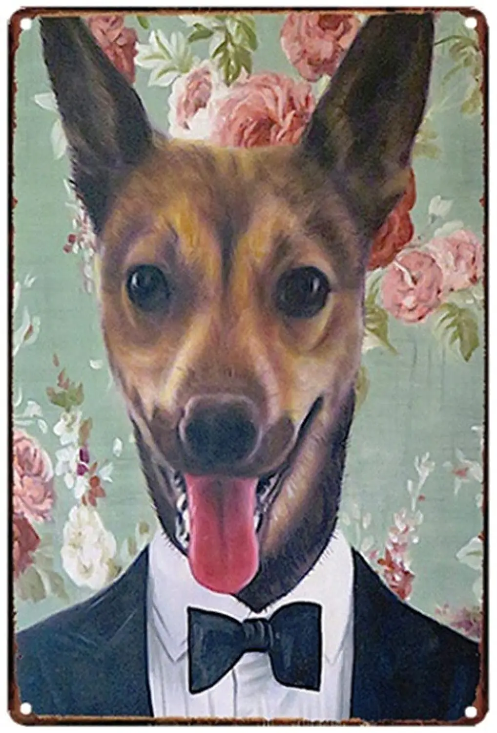 

Dog Cat Metal Tin Sign Pet Animal Metal Poster Vintage for Cafe Pub Bedroom Wall Decoration Retro Tin Plate 20x30cm