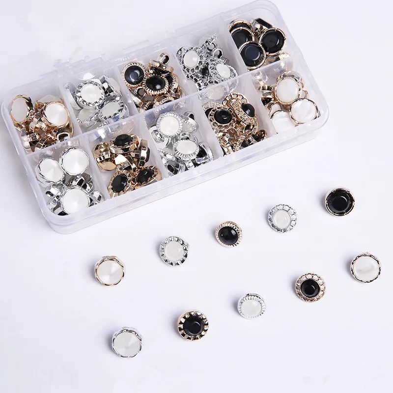 100 шт. декоративные круглые пуговицы для свитера кардигана|Пуговицы| |