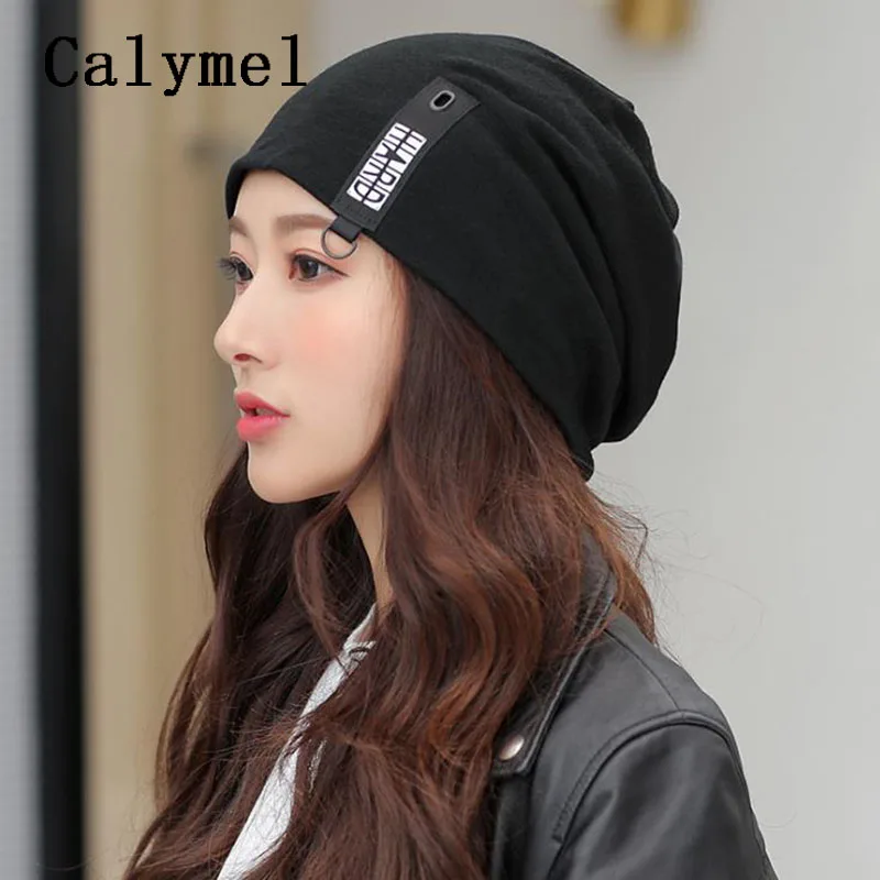 Новинка 2020 женская шапка Calymel модная однотонная теплая вязаные плотные шапки с
