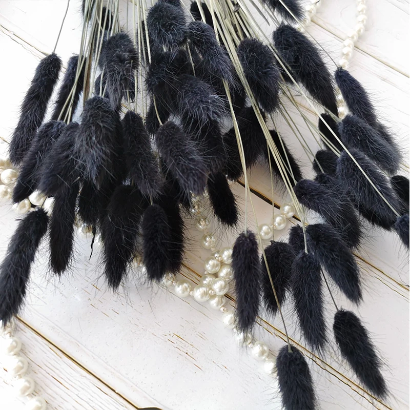 Трава сушеная из натурального пампаса трава черного кролика свадебные украшения