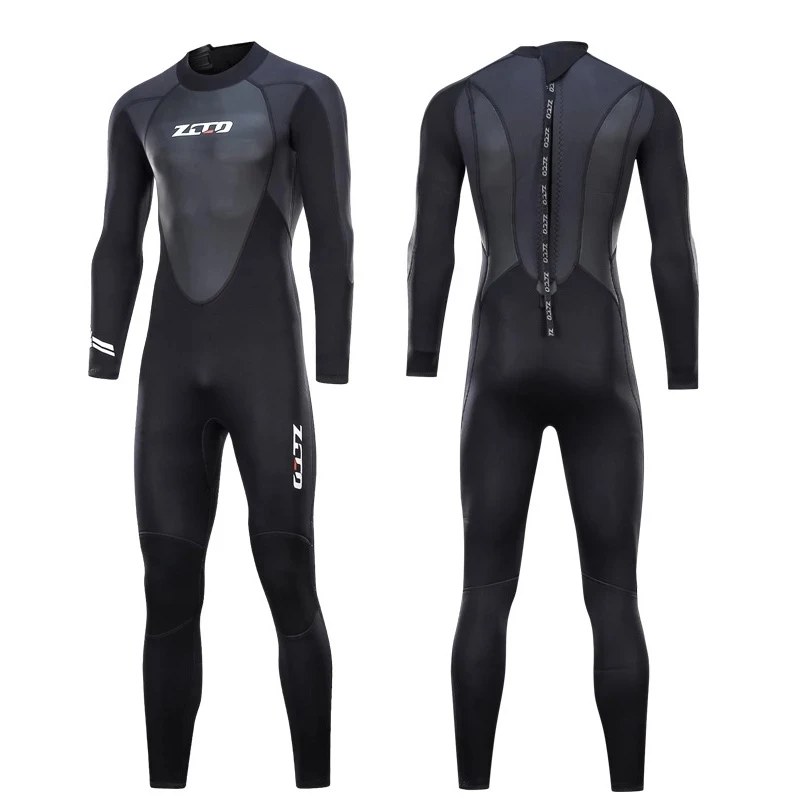 

ZCCO 3mm neoprene Scuba diving suit men women's thermal Wetsuit swimsuit deep spearfishing snorkeling one-piece surfing suit